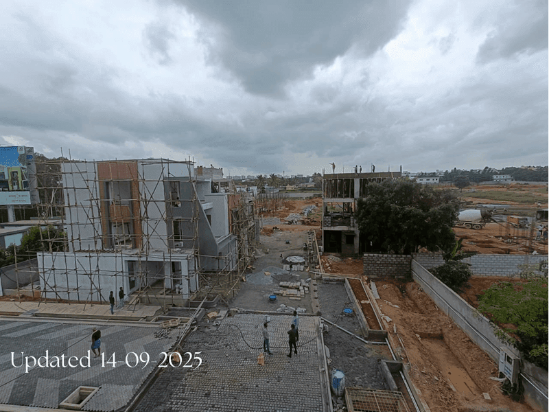 Construction progress